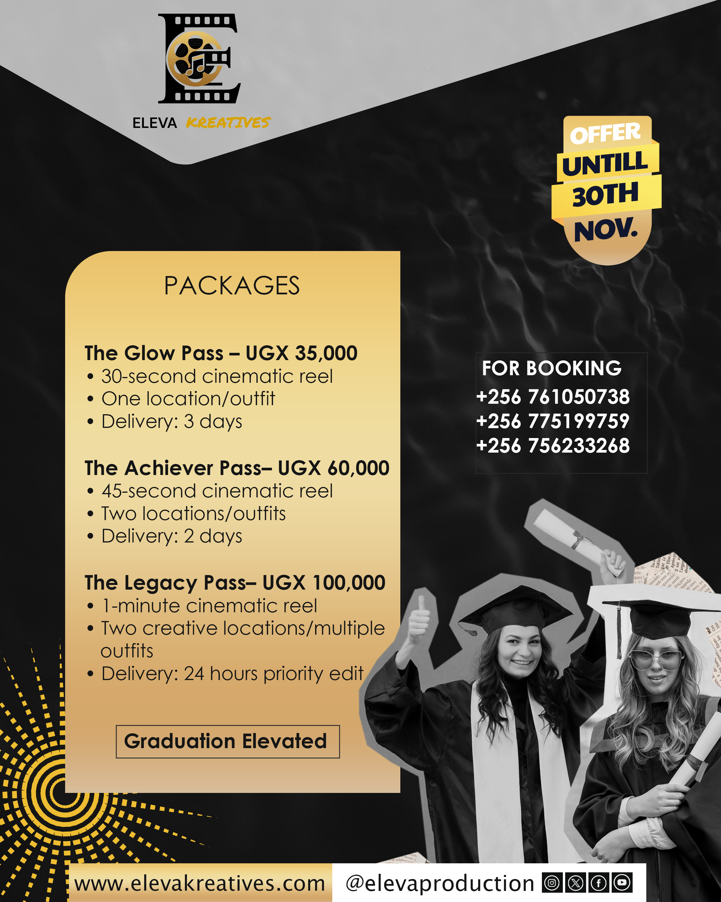 Graduation Package - Eleva Kreatives